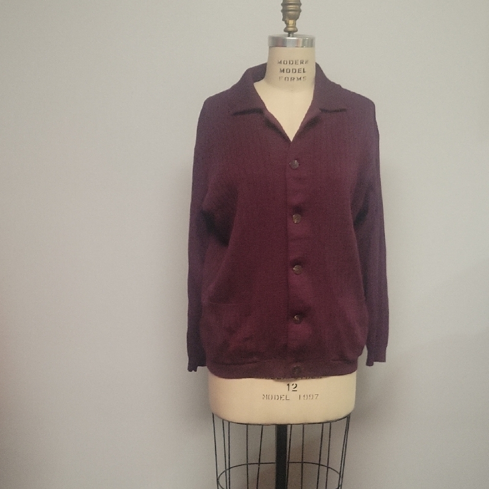 St. Croix Men's Vintage Cardigan Sweater.